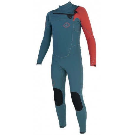 Junior Wetsuit Sooruz Fighter Jorgann Chest Zip 5/4/3mm Blue