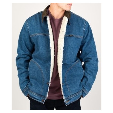 Veste Doublé Sherpa Homme BILLABONG Aby Ridge Ocean Wash