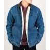 BILLABONG Men's Sherpa Lined Jacket Aby Ridge Ocean Wash