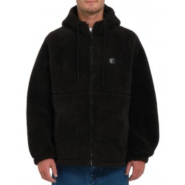 VOLCOM Arstone Zip Men's Fleece Sweatshirt Black