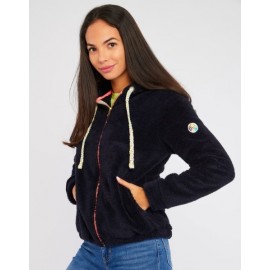 Women's Fleece Sweatshirt BANANA MOON Tihana Yamaska Dark Navy