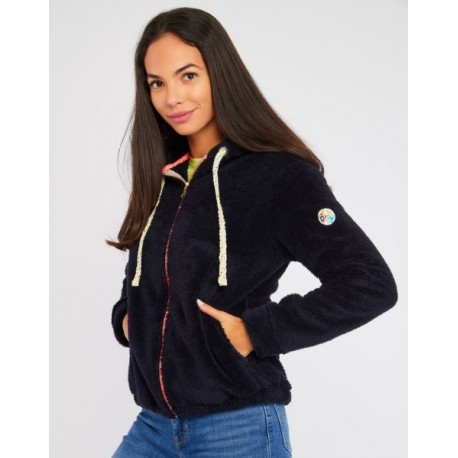 Women's Fleece Sweatshirt BANANA MOON Tihana Yamaska Dark Navy