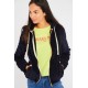 Sweat Polaire femme BANANA MOON Tihana Yamaska Marine Foncé