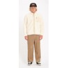 Junior Muzzer Fuzzar Zip Dirty White Fleece