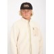 Junior Muzzer Fuzzar Zip Dirty White Fleece