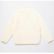 Junior Muzzer Fuzzar Zip Dirty White Fleece