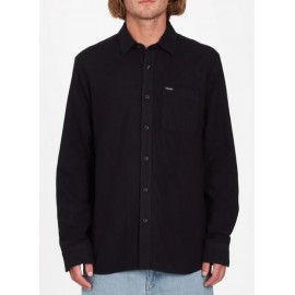 VOLCOM Caden Solid Black Long Sleeve Shirt