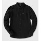 Chemise Manches Longues VOLCOM Caden Solid Black