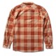 Men's Fleece Shirt VISSLA Eco Zy Polar Flannel Barn Red