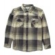 Men's Fleece Shirt VISSLA Eco Zy Polar Flannel Vintage Green