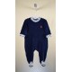 Baby Papylou Pyv Navy Velvet Pajamas