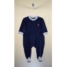 Pyjama Velours Bébé Papylou Pyv Marine