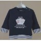 Baby Boy's Quilted Sweatshirt PAPYLOU Peniche Navy