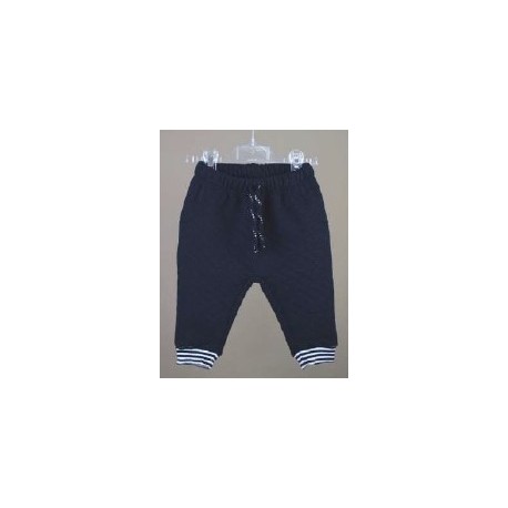 Pantalon bébé Garçon Matelassé PAPYLOU Pedrogao Marine