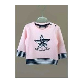 Sweat Enfant Fille Matelassé PAPYLOU Caparica Rose