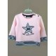 Sweat Enfant Fille Matelassé PAPYLOU Caparica Rose