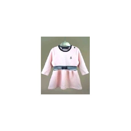 Girls' Quilted PAPYLOU Ericeira Pink Dress