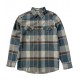 VISSLA Creators Eco Flannel Deep Water Men's Shirt