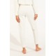 Women's Sweatpants BANANA MOON Cozy Modelo Ecru