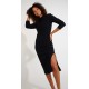 BANANA MOON Angela Ginger Long Dress Black