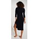 BANANA MOON Angela Ginger Long Dress Black