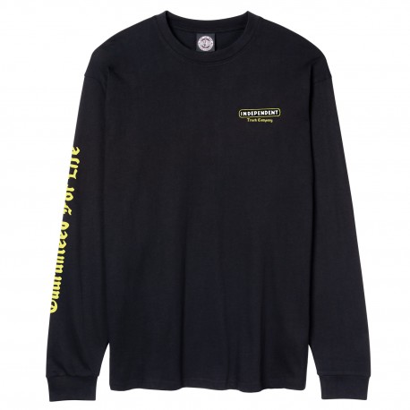 Independent GFL Truck Co Long Sleeve Black Tee Shirt