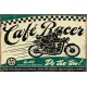 Cafe Racer Metal Plate