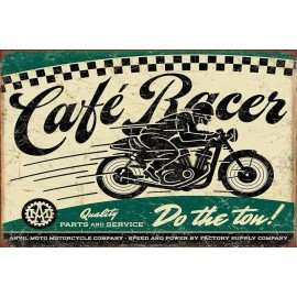 Cafe Racer Metal Plate