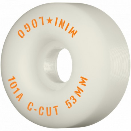 Mini Logo Wheels C Cut II 53mm 101A White