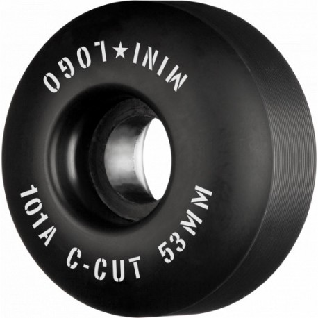 Mini Logo Wheels C Cut II 53mm 101A Black