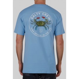 Tee Shirt Homme SALTY CREW Blue Crabber Marine Blue