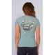 Tee Shirt Femme SALTY CREW Shaka Classic Jade