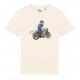 Men's T-Shirt OCEAN PARK Biker Ivory