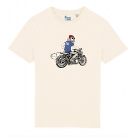 Men's T-Shirt OCEAN PARK Biker Ivory