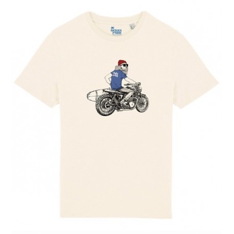 Tee Shirt Homme OCEAN PARK Biker Ivoire