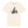 Tee Shirt Homme OCEAN PARK Biker Ivoire Tee Shirt Homme OCEAN PARK Biker Ivoire
