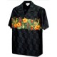 Chemise Hawaïenne PACIFIC LEGEND Black Moon Tiki Night