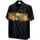 Hawaiian Shirt PACIFIC LEGEND Black Moon Tiki Night
