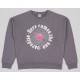 Junior Girl Sweatshirt LOSANE Denim Lab Try Dark Gray