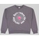 Sweat Junior Girl LOSANE Denim Lab Try Dark Grey