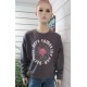 Sweat Junior Girl LOSANE Denim Lab Try Dark Grey