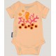 Baby bodysuit Rooster in Paste Seahorse Salmon