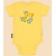 Yellow Puffer Fish Rooster Paste Baby Bodysuit