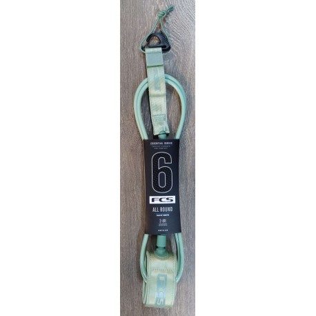 Leash FCS All Round Essential 6'0 Eco Green