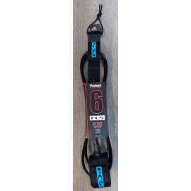 Leash FCS Protect Big Wave 6'0 Black