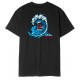 Santa Cruz Screaming Wave Black Tee Shirt