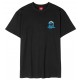 Santa Cruz Screaming Wave Black Tee Shirt