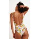 Maillot de Bain 1 Pièce Banana Moon Miller Tortuga Blanc