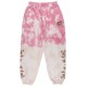 Santa Cruz Women Pant Sage Floral Sweatpant Pink Dip Dye