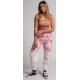 Santa Cruz Women Pant Sage Floral Sweatpant Pink Dip Dye